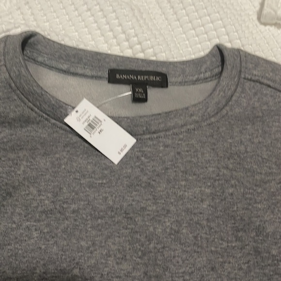 NWT Banana Republic Gray Sweatshirt XXL - Picture 5 of 6